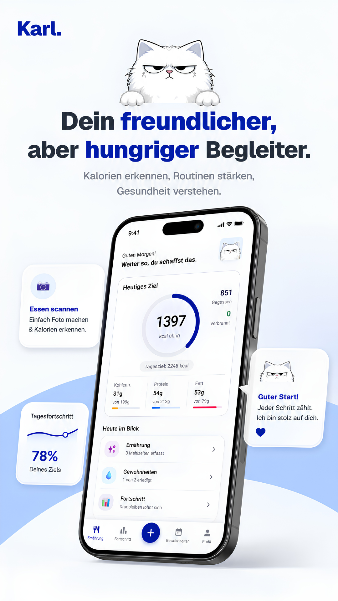 Karl App Screen 2